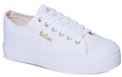 Trampki damskie, białe, Lee Cooper