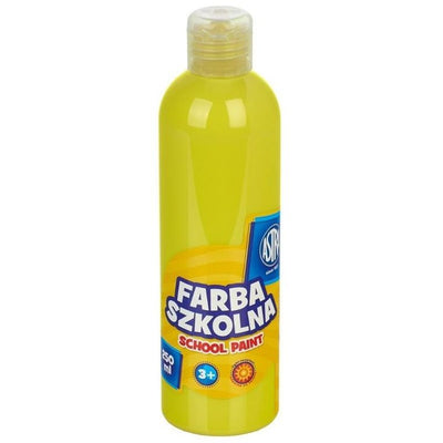 Astra, farba szkolna naturalna, tempera, cytrynowa, 250 ml