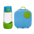 b.box, zestaw:  sportowa butelka tritanowa, 450 ml + mini lunchbox, ocean breeze