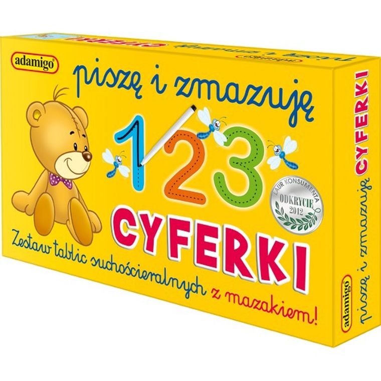 Adamigo, Piszę i zmazuję cyferki, zestaw edukacyjny