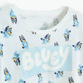 T-shirt dziewczęcy, biały, Bluey, Licence Brand