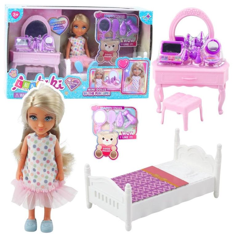 Lean Toys, Ankiki, lalka z akcesoriami