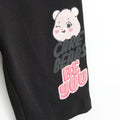 Cool Club, Komplet dziewczęcy, T-shirt, crop top, Legginsy, kolarki, prążkowane, mix, Troskliwe Misie