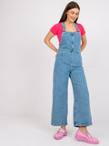 Spodnie ogrodniczki jeansowe damskie, denim, Rue Paris