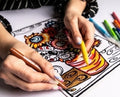 Sowa. Kolorowanka welwetowa, 47x35 cm