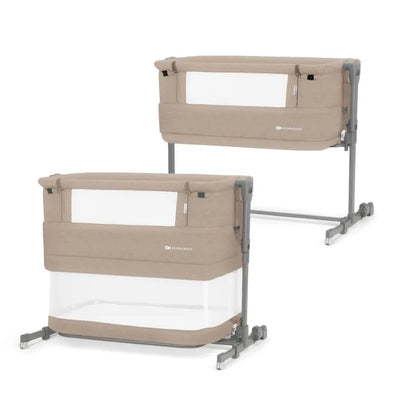Kinderkraft, Neste Grow, łóżeczko dostawne, beige