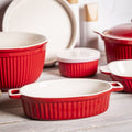 Altom Design, Red Chilli, miska ceramiczna, 22x13 cm, 2,5 l