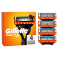 Gillette, Fusion, wymienne ostrza do maszynki do golenia, 4 szt.