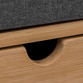 5five Simply Smart, szafka na buty z siedziskiem, Zen, bambus, 74x34x55 cm