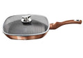 Berlinger Haus, patelnia granitowa grillowa, Rose Gold, 28 cm