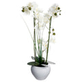 Atmosphera, sztuczna orchidea w ceramicznej doniczce