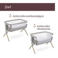 Chicco, Next2Me Armonia, łóżeczko dostawne, scandinavian