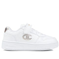 Buty sportowe dziewczęce, białe, Champion Rebound Platform Glitter