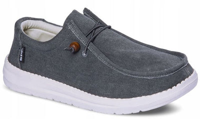 Mokasyny męskie, szare, Lee Cooper