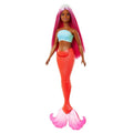 Barbie, lalka syrenka, koralowy ogon