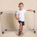 Komplet dziecięcy, T-shirt, Szorty, biało-granatowy, Nicol