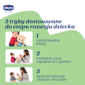 Chicco, Bilingual ABC, Teddy, Miś okazujący uczucia, zabawka edukacyjna, dwujęzyczna, 25 cm