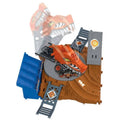 Hot Wheels, Monster Trucks Arena Smashers, Tiger Shark Zakręcona demolka, zestaw do zabawy