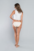 Majtki figi damskie, ecru, Lux, Italian Fashion
