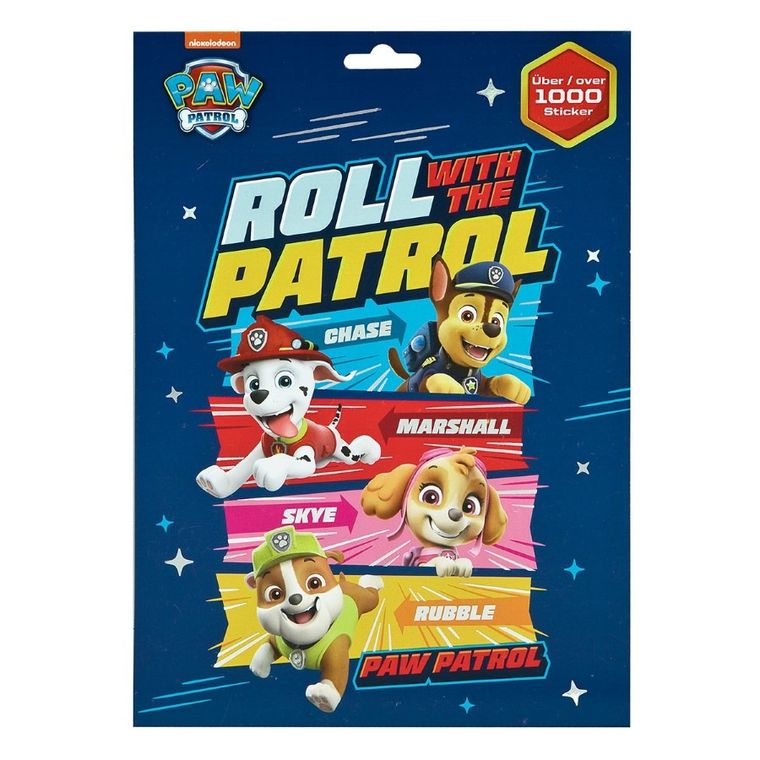 Psi Patrol, zestaw 1000 naklejek