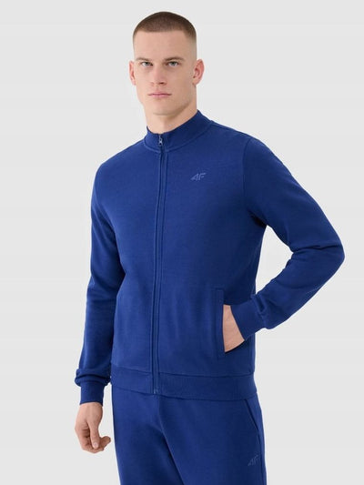 Bluza męska, rozpinana, granatowa, 4F