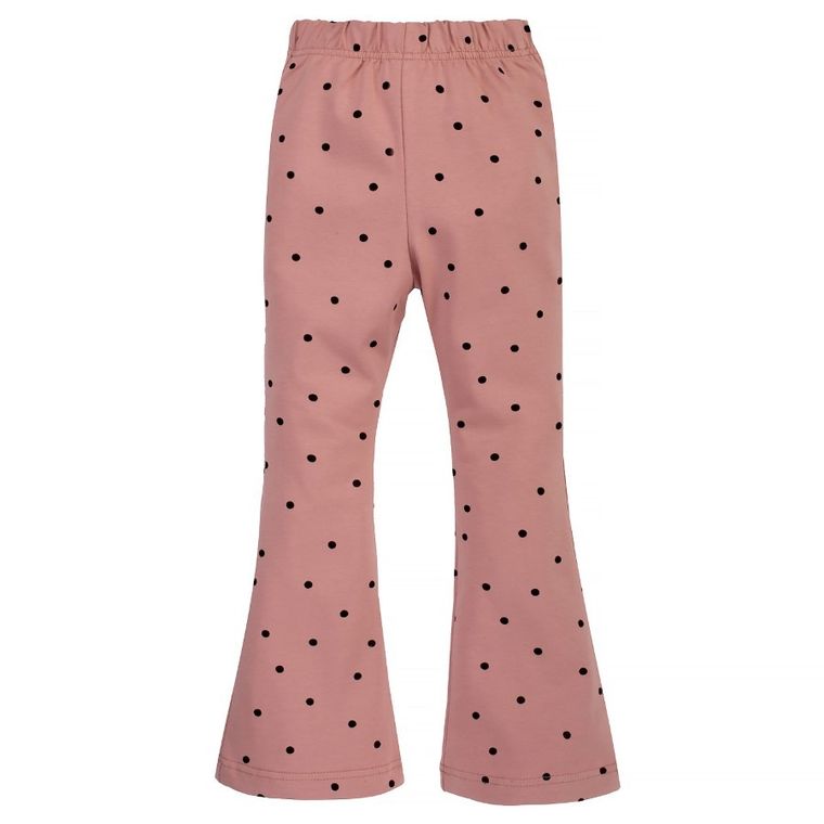 Legginsy dziewczęce, dzwony, różowe, Pinokio
