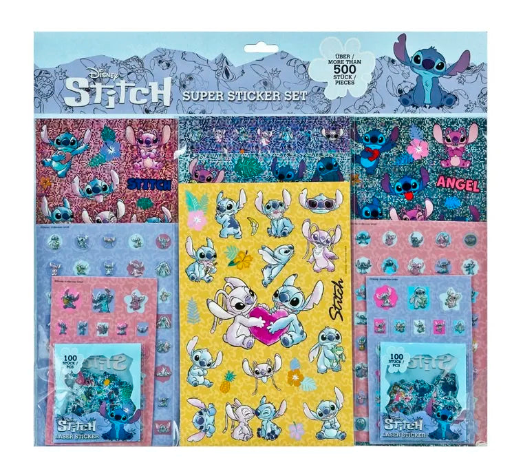 Lilo i Stitch, super zestaw naklejek