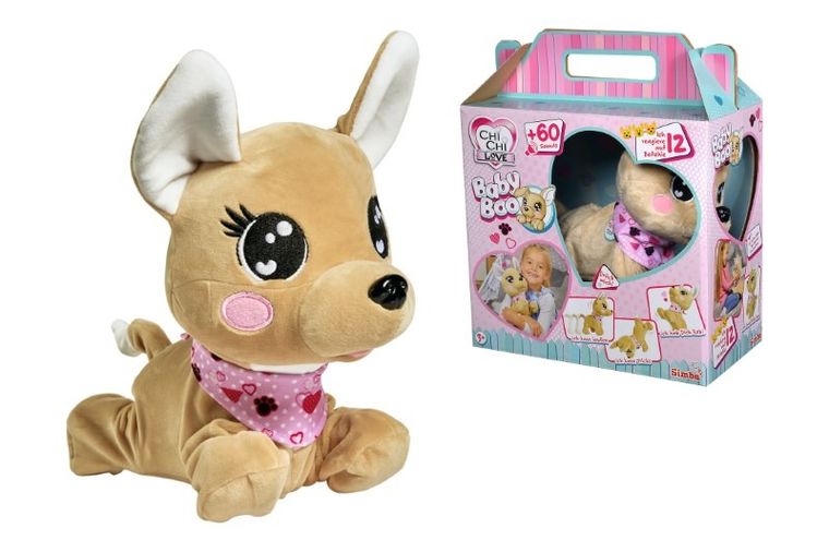 Chi Chi Love, Baby Boo, piesek, maskotka interaktywna, 30 cm
