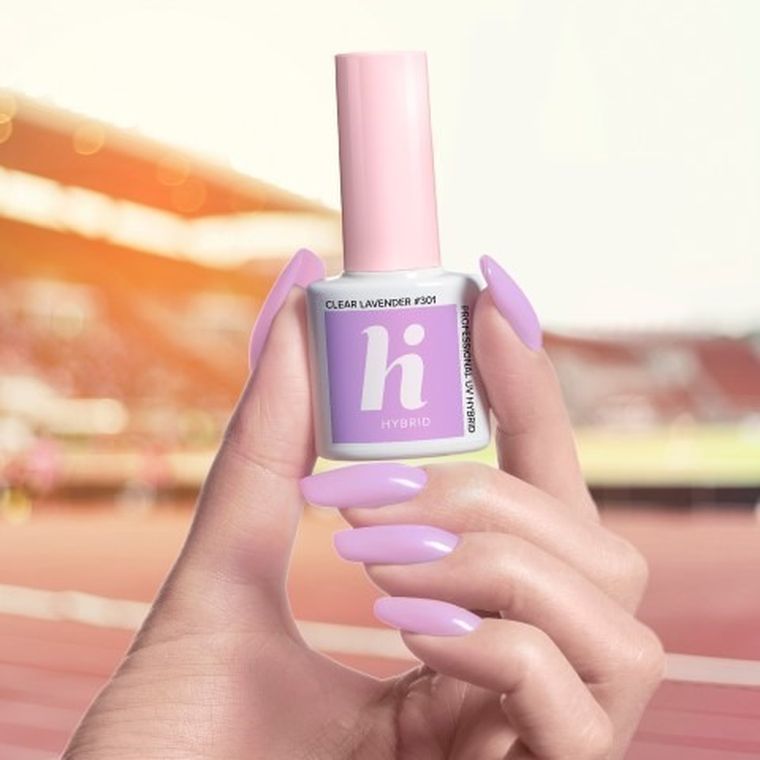 Hi Hybrid, lakier hybrydowy, nr 301, Clear Lavender, 5 ml