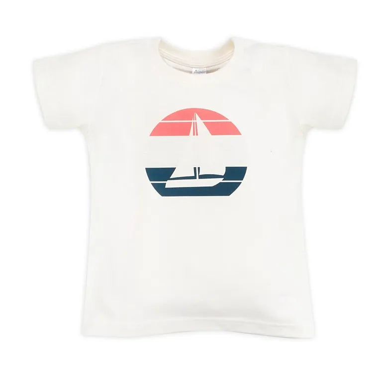 T-shirt dziecięcy, ecru, Pinokio