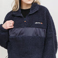 Bluza damska, polarowa, granatowa, Ellesse
