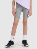 Legginsy dziewczęce, kolarki, szare, 4F
