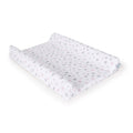 Ceba Baby, Pink Stars, pokrowiec na przewijak, dark grey, 50x70/80 cm, 2 szt.