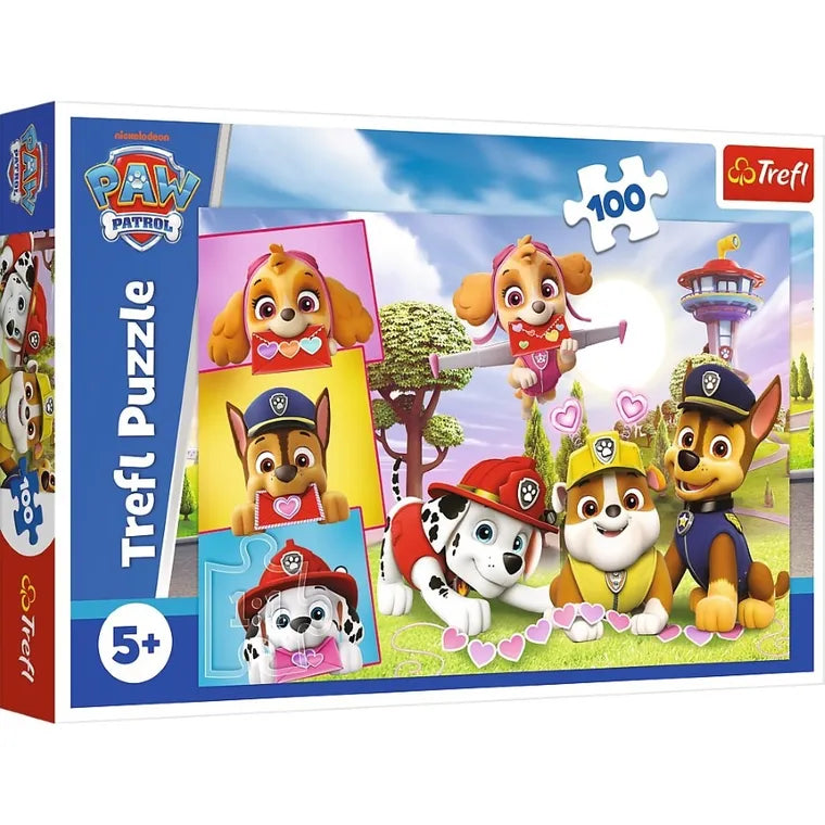 Trefl, Psi Patrol, Nieustraszone dziewczyny, puzzle, 100 elementów