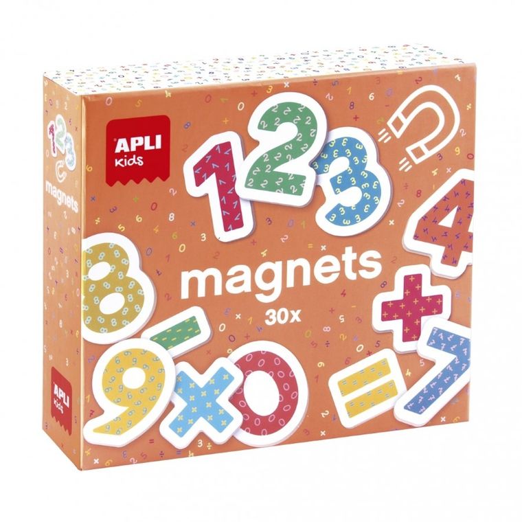 Apli Kids, magnesy drewniane, cyfry