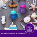 Philips Avent, kubek z ustnikiem, fioletowy, 6m+, 200 ml