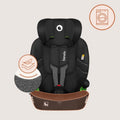 Lionelo, Billy, fotelik samochodowy, i-Size, Black Carbon, 76-150 cm