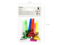 PartyDeco, urodzinowe gwizdki, mix, 6 szt.