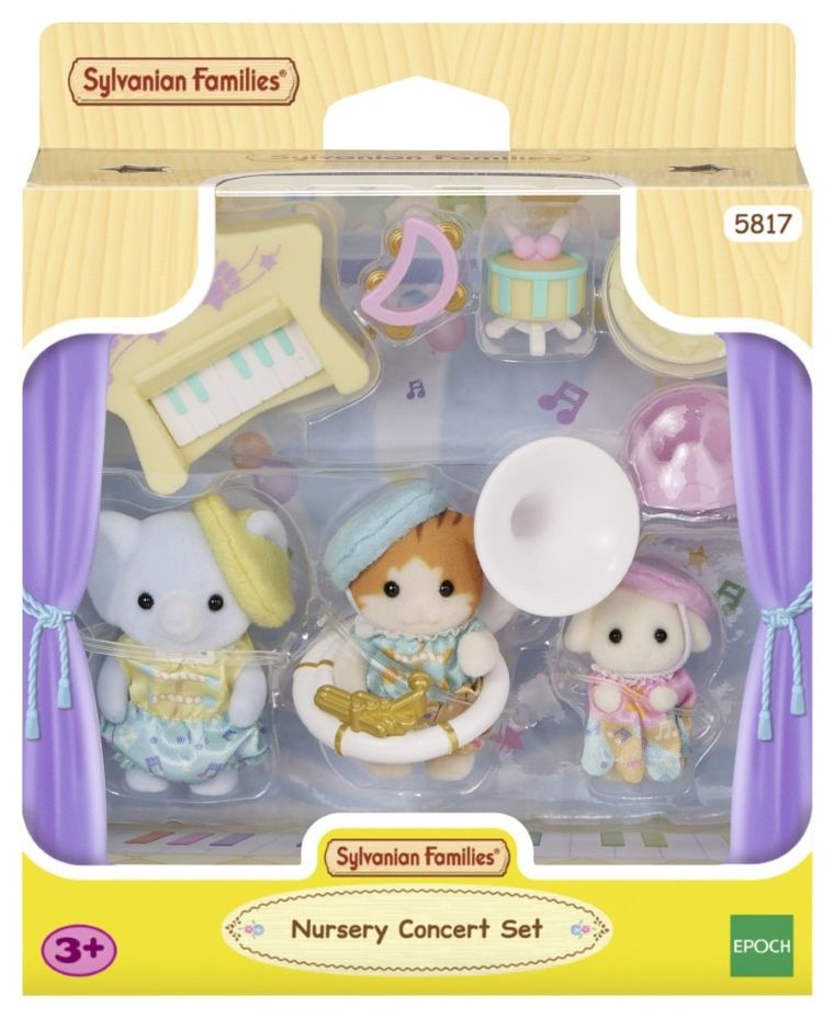 Sylvanian Families, Koncert w przedszkolu, figurki z akcesoriami, 5817