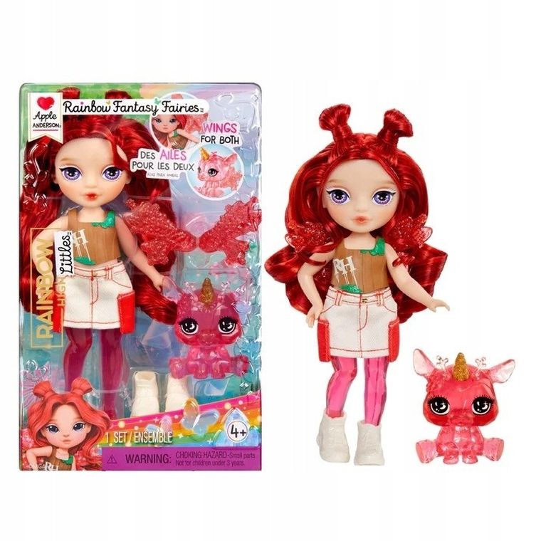 Rainbow High, Littles, Fantasy Fairies, Apple (Red), lalka modowa