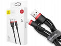 Baseus, kabel Kevlar USB do Type-C, 2A, 2 metry, szaro-czarny