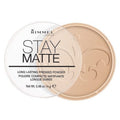Rimmel, Stay Matte, puder prasowany, 1 Transparent, 14 g