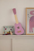 Kid's Concept, gitara drewniana, flower pink