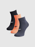 Skarpetki, unisex, mix, zestaw, 3 szt., 4F