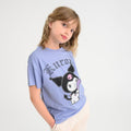 Cool Club, T-shirt dziewczęcy, oversize, fioletowy, Kuromi