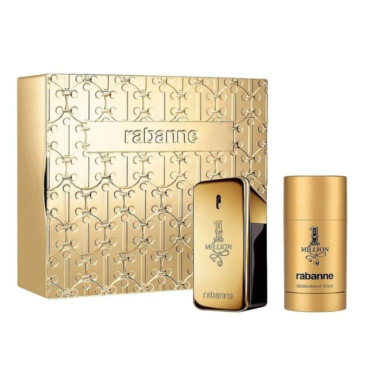 Paco Rabanne, 1 Million, zestaw, woda toaletowa, spray, 50 ml + dezodorant, sztyft, 75 ml