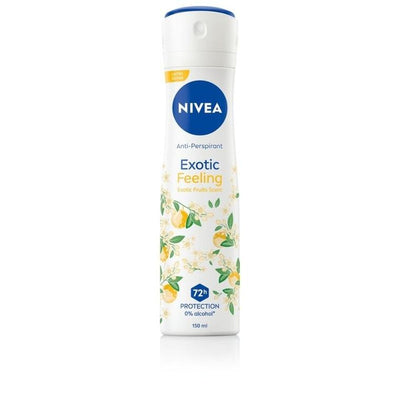 Nivea, Exotic Feeling, antyperspirant damski w sprayu, 150 ml - wersja limitowana