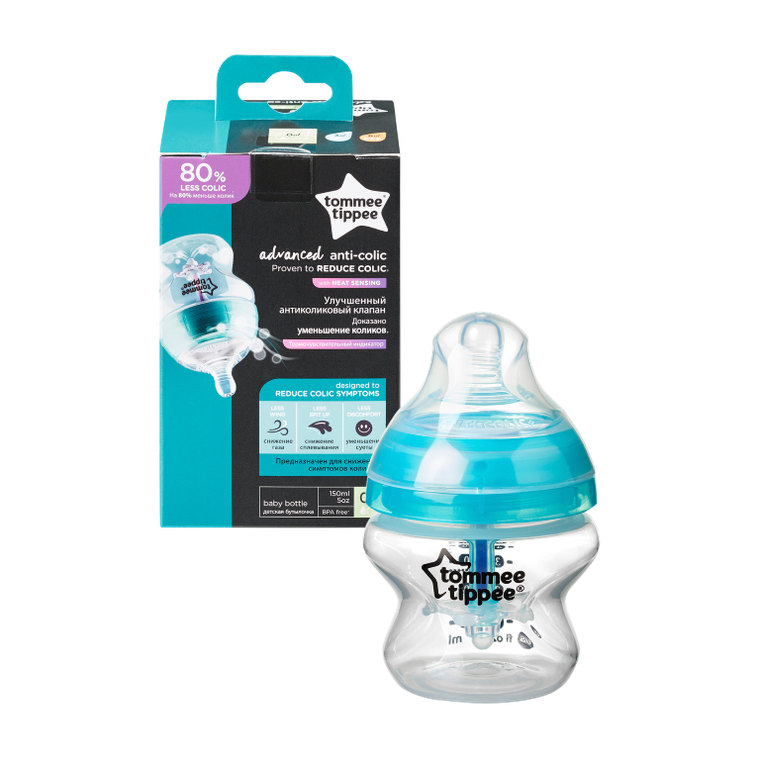 Tommee Tippee, butelka antykolkowa, 150 ml