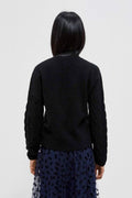 Sweter damski, czarny, Moodo