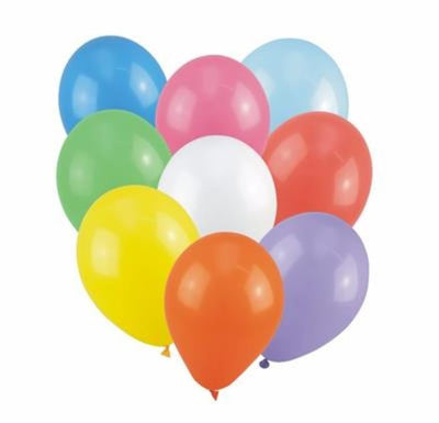 Balon, pastelowy, 24 cm, 25 szt.